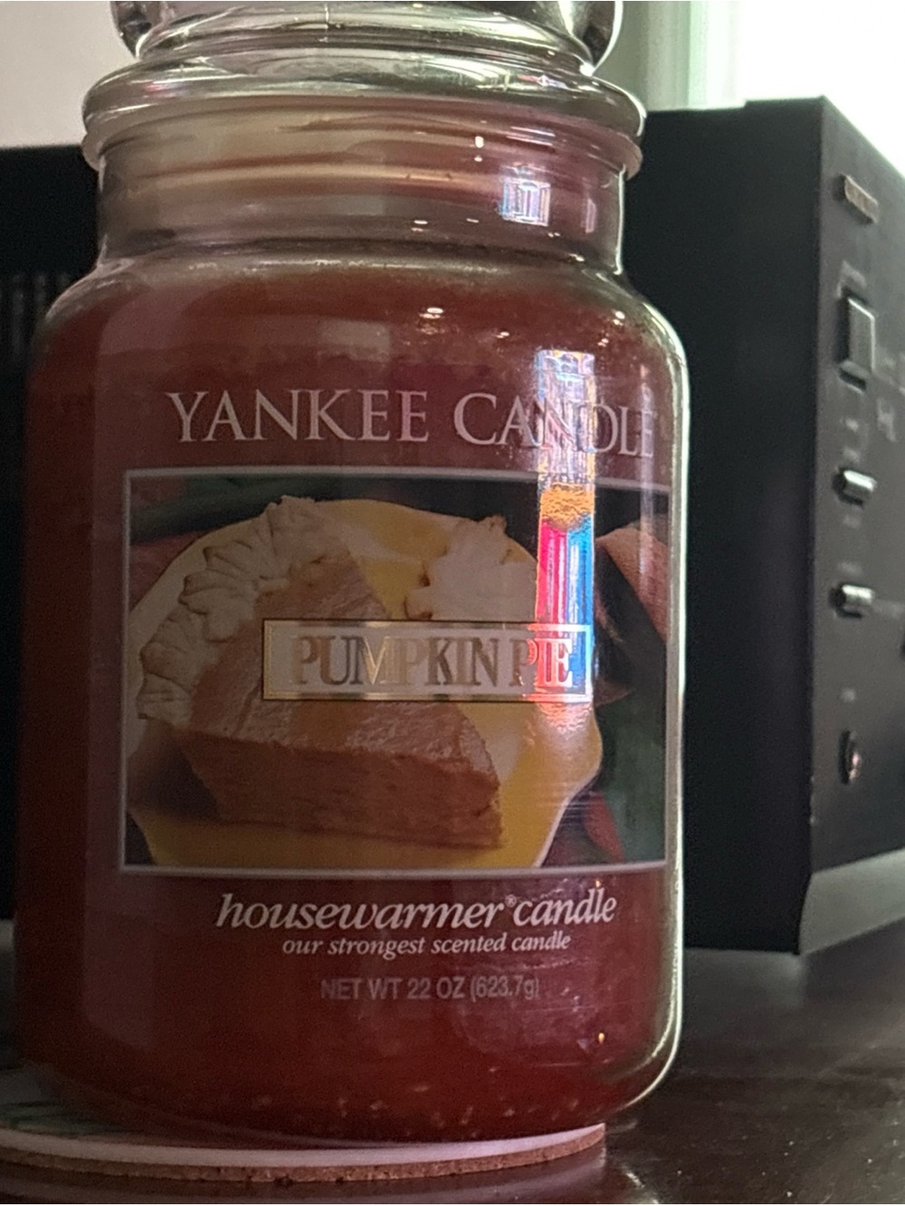 Yankee Candle Pumpkin Pie Jar Candle - Deep Orange
